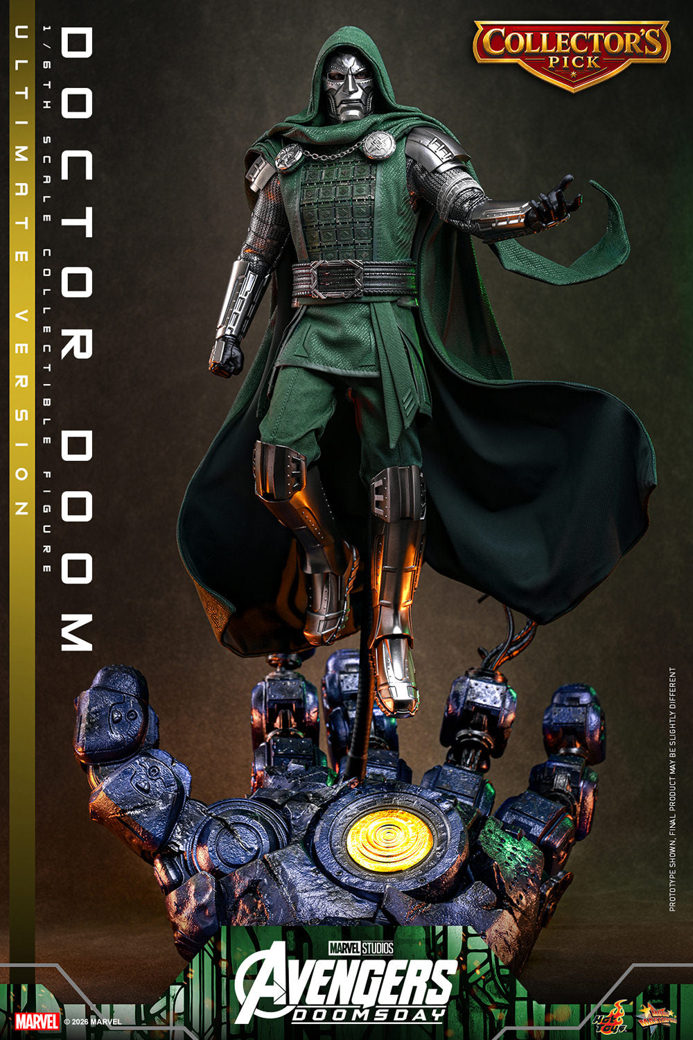 Hot Toys Doctor Doom (Avengers: Doomsday - Ultimate Version) 1/6 Scale Action Figure product image 1, provided for visual