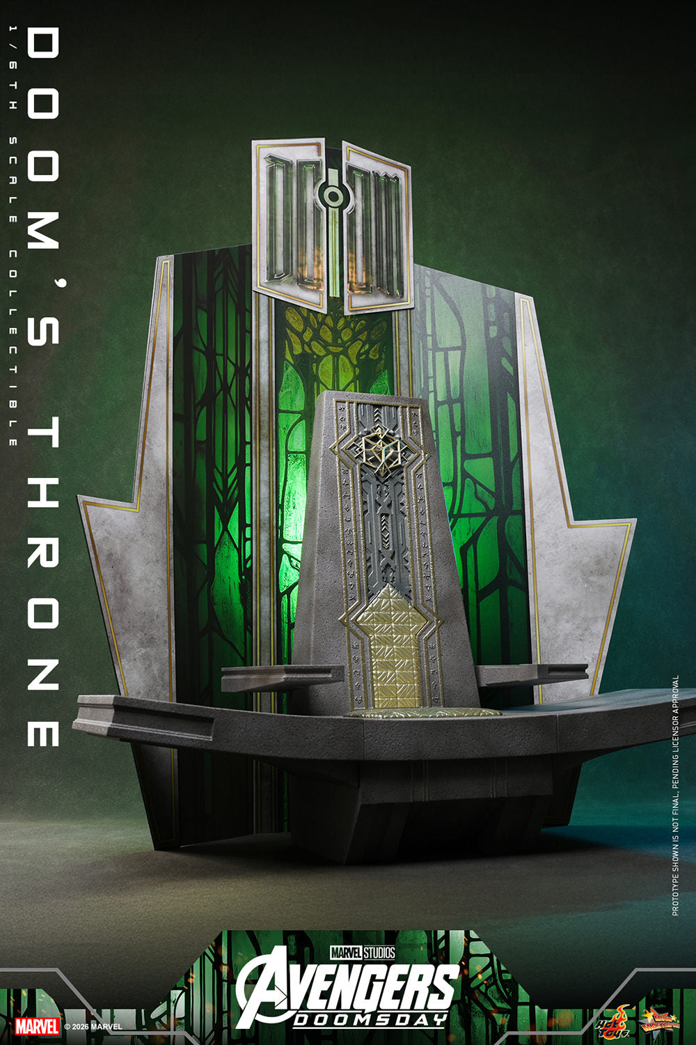 Hot Toys Doom's Throne (Avengers: Doomsday) 1/6 Scale Accessory product image 3, provided for visual reference and product