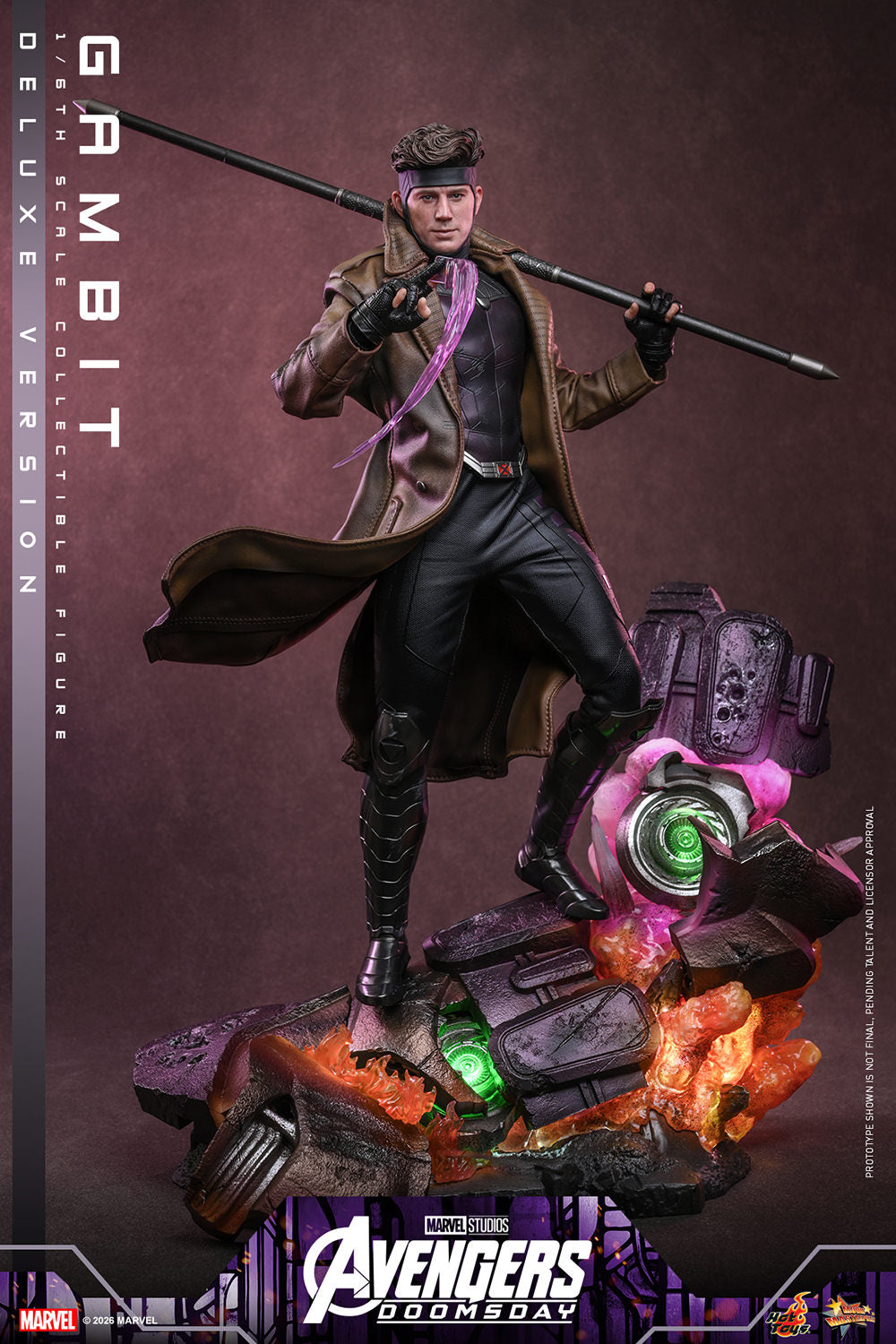 Hot Toys Gambit (Avengers: Doomsday - Deluxe Version) 1/6 Scale Action Figure product image 1, provided for visual reference