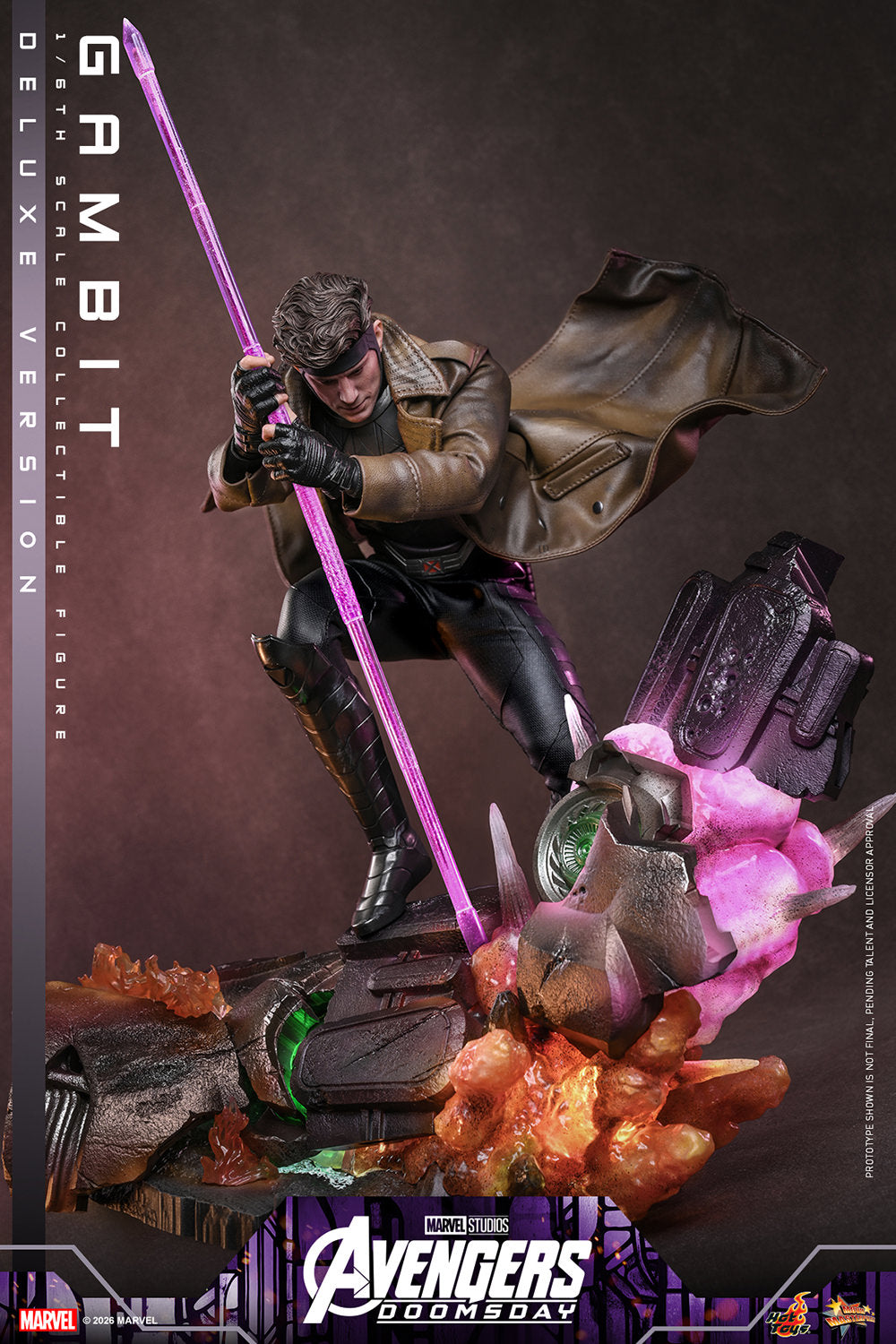 Hot Toys Gambit (Avengers: Doomsday - Deluxe Version) 1/6 Scale Action Figure product image 6, provided for visual reference