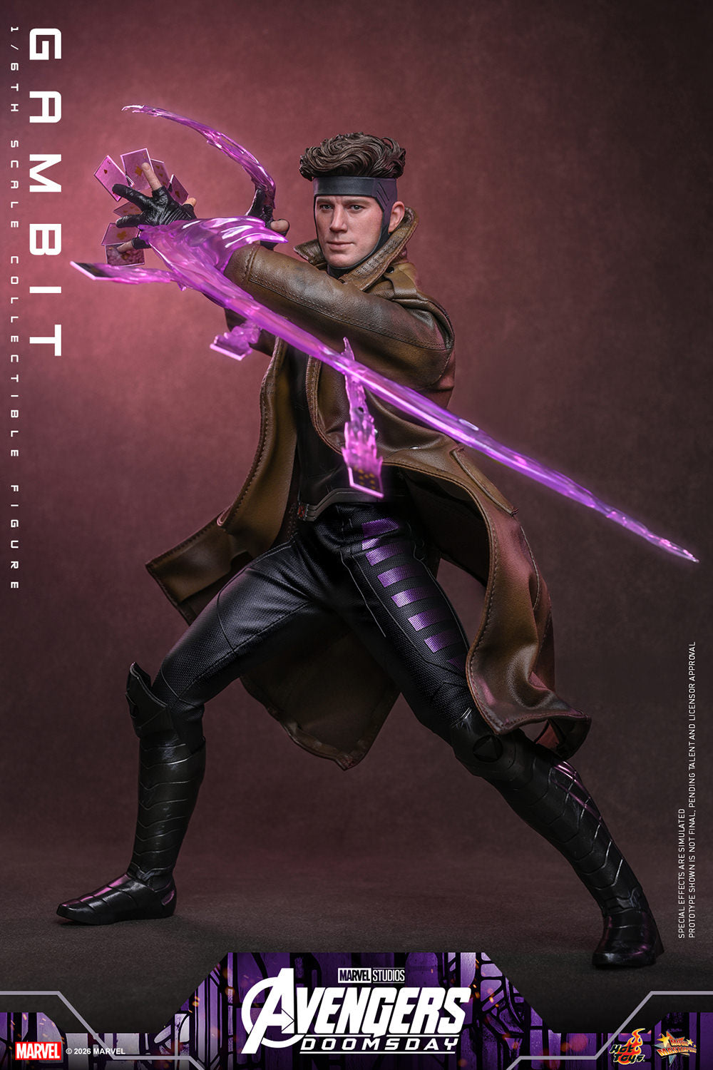 Hot Toys Gambit (Avengers: Doomsday) 1/6 Scale Action Figure product image 1, provided for visual reference and product