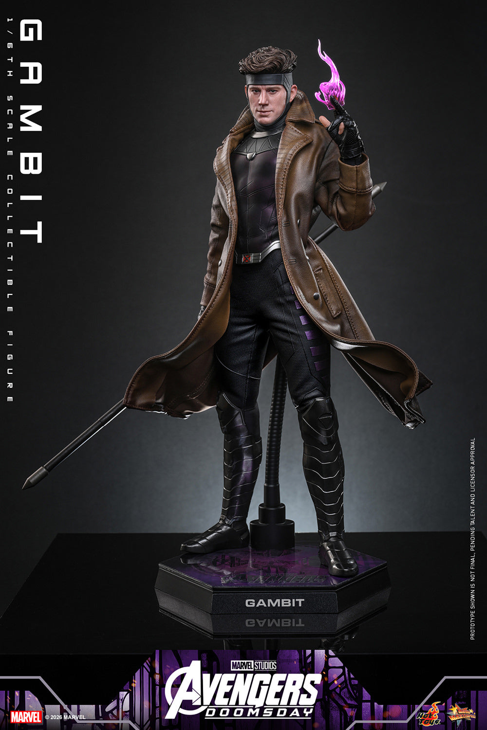 Hot Toys Gambit (Avengers: Doomsday) 1/6 Scale Action Figure product image 4, provided for visual reference and product