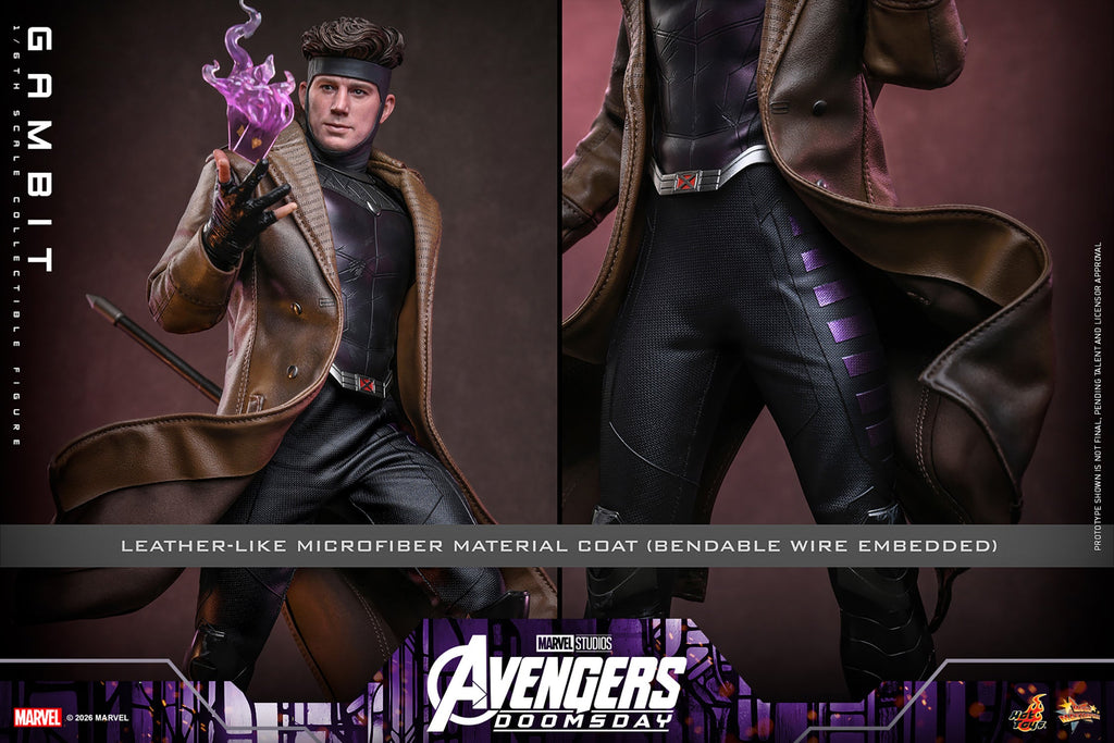 Hot Toys Gambit (Avengers: Doomsday) 1/6 Scale Action Figure product image 8, provided for visual reference and product