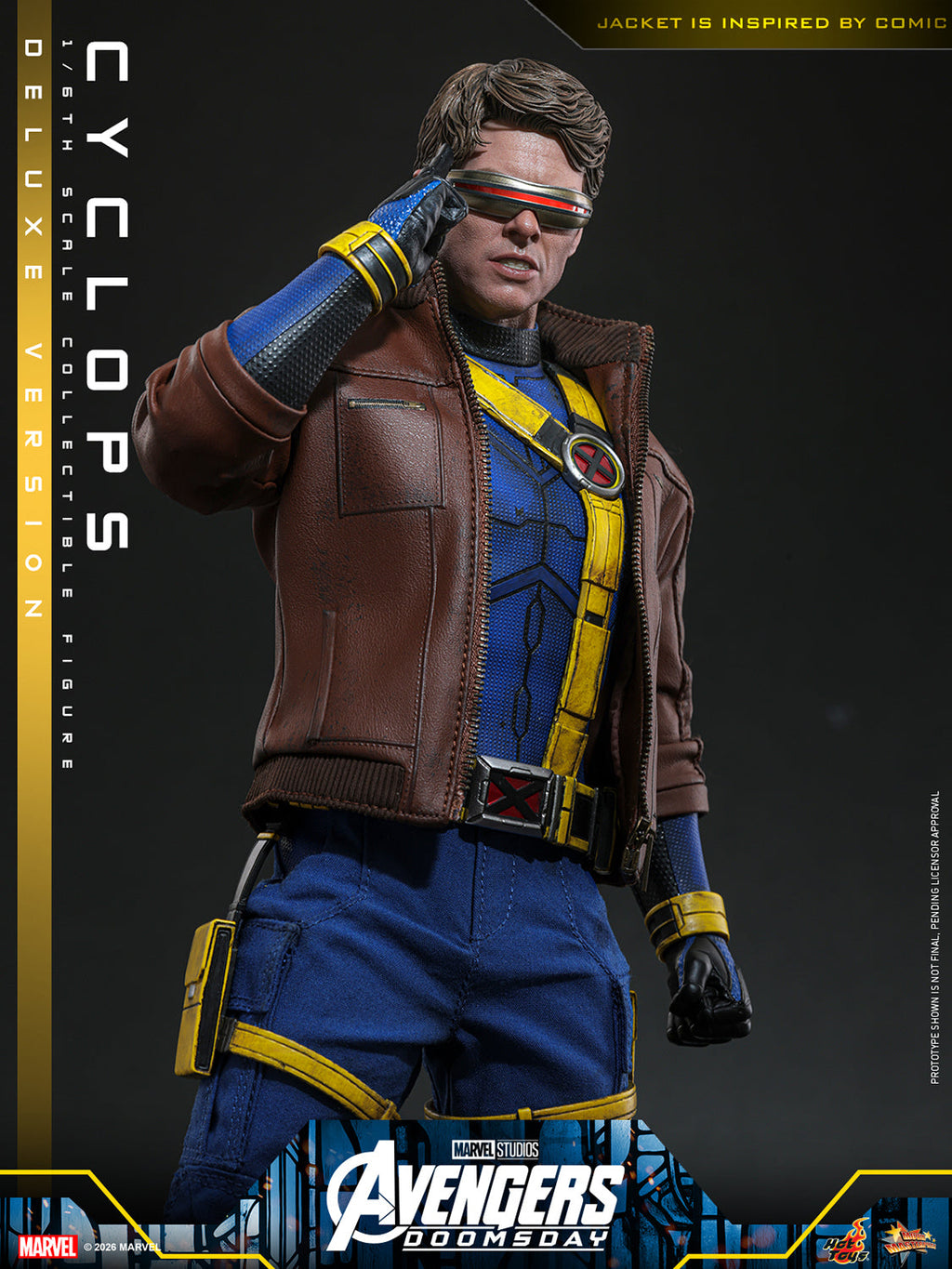 Hot Toys Cyclops (Avengers: Doomsday - Deluxe Version) 1/6 Scale Action Figure product image 3, provided for visual