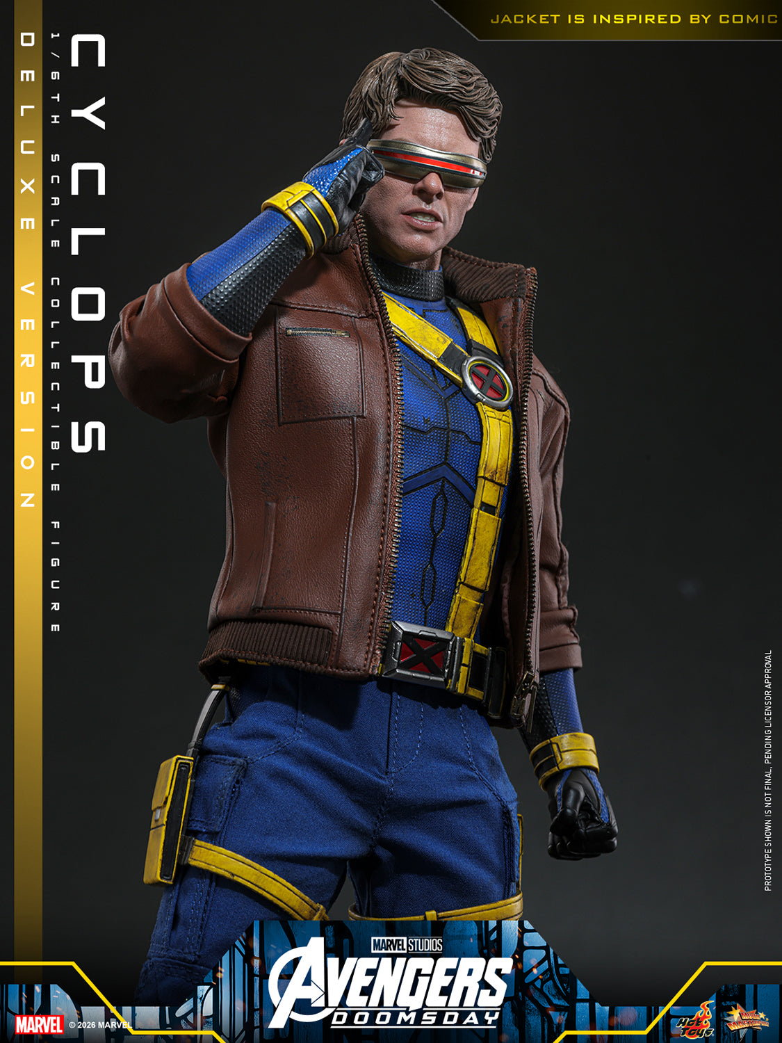 Hot Toys Cyclops (Avengers: Doomsday - Deluxe Version) 1/6 Scale Action Figure product image 3, provided for visual