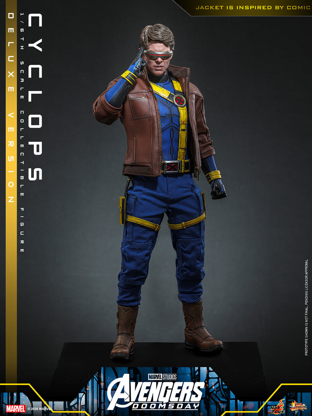 Hot Toys Cyclops (Avengers: Doomsday - Deluxe Version) 1/6 Scale Action Figure product image 6, provided for visual
