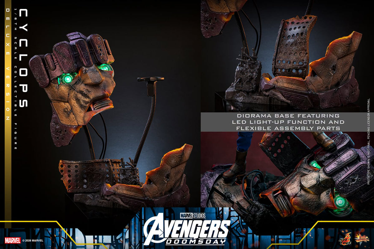 Hot Toys Cyclops (Avengers: Doomsday - Deluxe Version) 1/6 Scale Action Figure product image 8, provided for visual