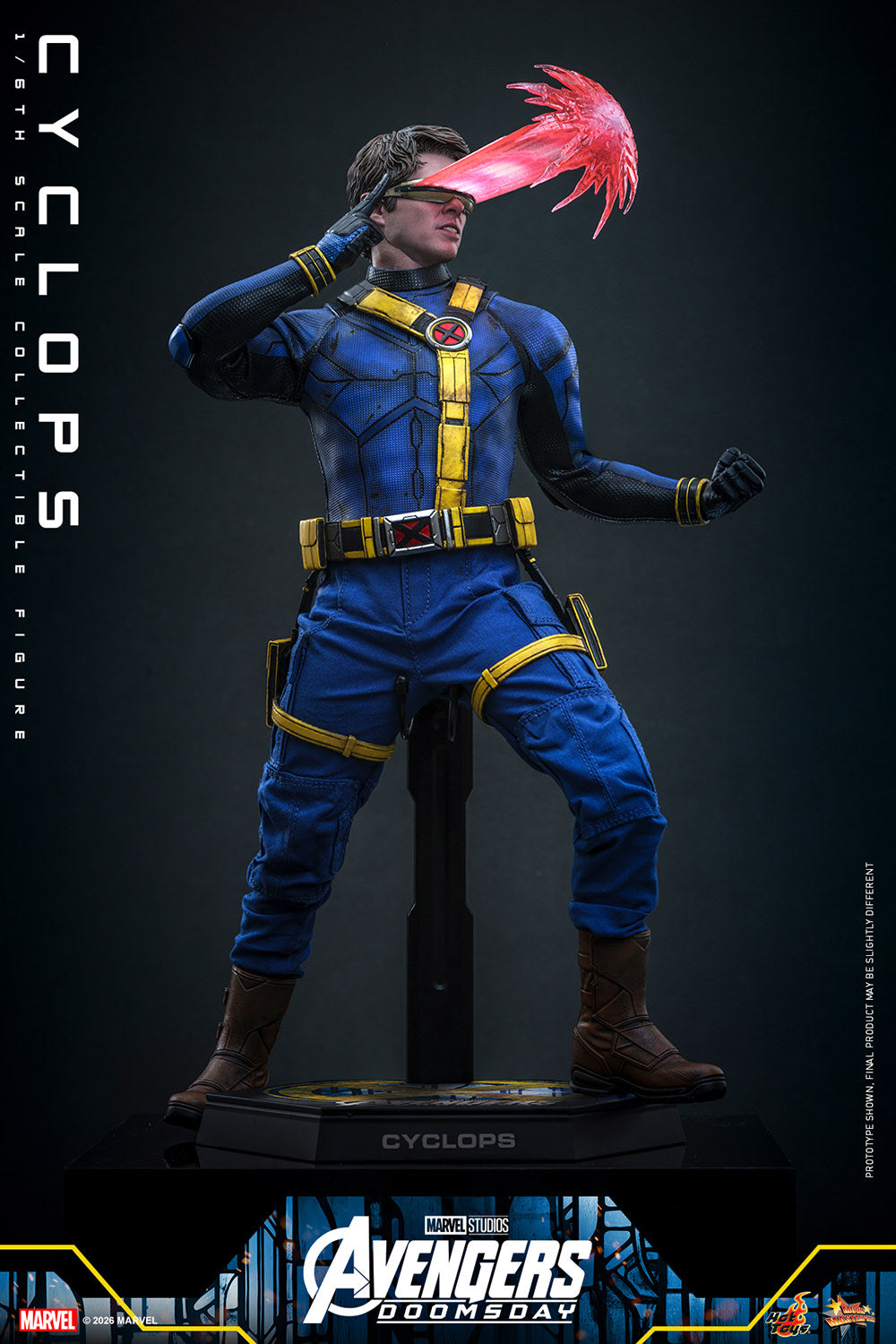 Hot Toys Cyclops (Avengers: Doomsday) 1/6 Scale Action Figure product image 4, provided for visual reference and product