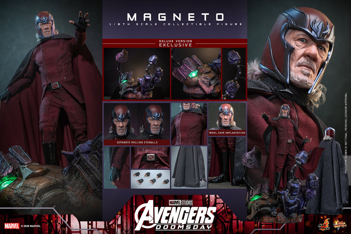 Hot Toys Magneto (Avengers: Doomsday - Deluxe Version) 1/6 Scale Action Figure product image 4, provided for visual