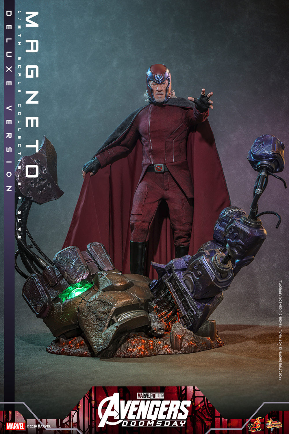 Hot Toys Magneto (Avengers: Doomsday - Deluxe Version) 1/6 Scale Action Figure product image 7, provided for visual
