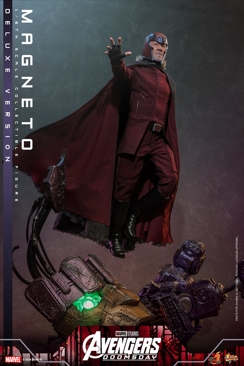 Hot Toys Magneto (Avengers: Doomsday - Deluxe Version) 1/6 Scale Action Figure product image 8, provided for visual