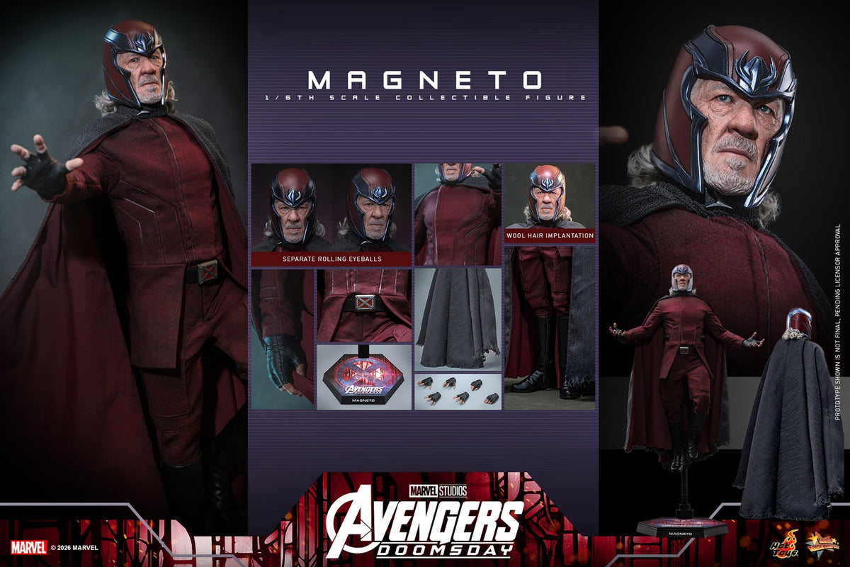 Hot Toys Magneto (Avengers: Doomsday) 1/6 Scale Action Figure product image 4, provided for visual reference and product