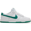 Nike Wmns Dunk Low in White/Green product image 1, provided for visual reference and product detail review