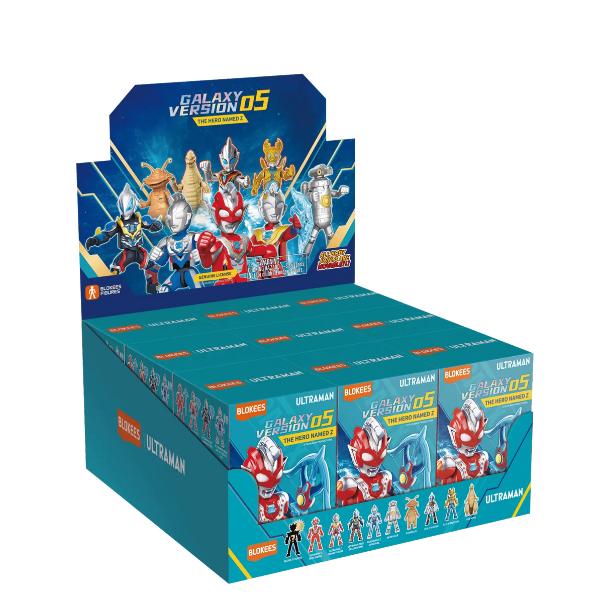 Blokees Ultraman Galaxy Version 05 The Hero Named Z product image 1, provided for visual reference and product detail review