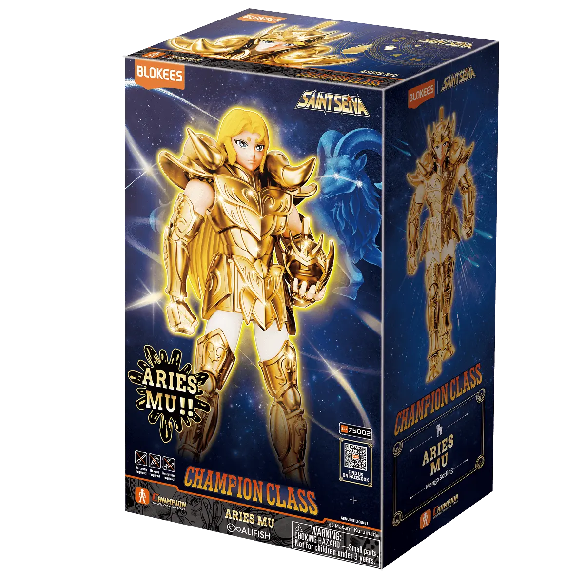 Saint Seiya Champion Class Aries Mu | Blokees product image 3, provided for visual reference and product detail review