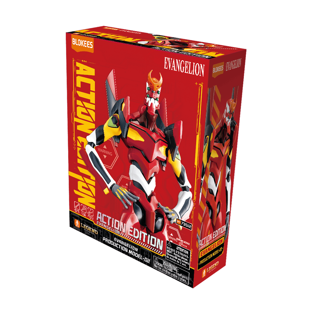 Blokees | Evangelion Production Model-02 Action Edition product image 5, provided for visual reference and product detail