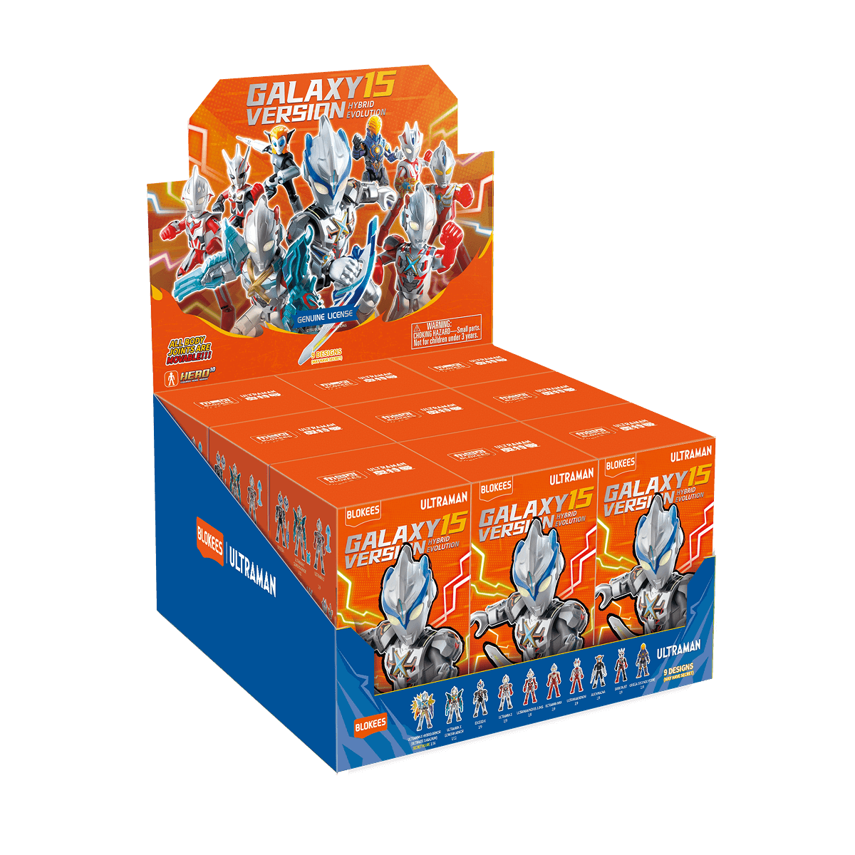 Blokees Ultraman Galaxy Version 15 - Hybrid Evolution product image 1, provided for visual reference and product detail