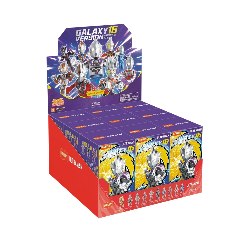Blokees Ultraman Galaxy Version 16 Fusion and Rebirth product image 1, provided for visual reference and product detail