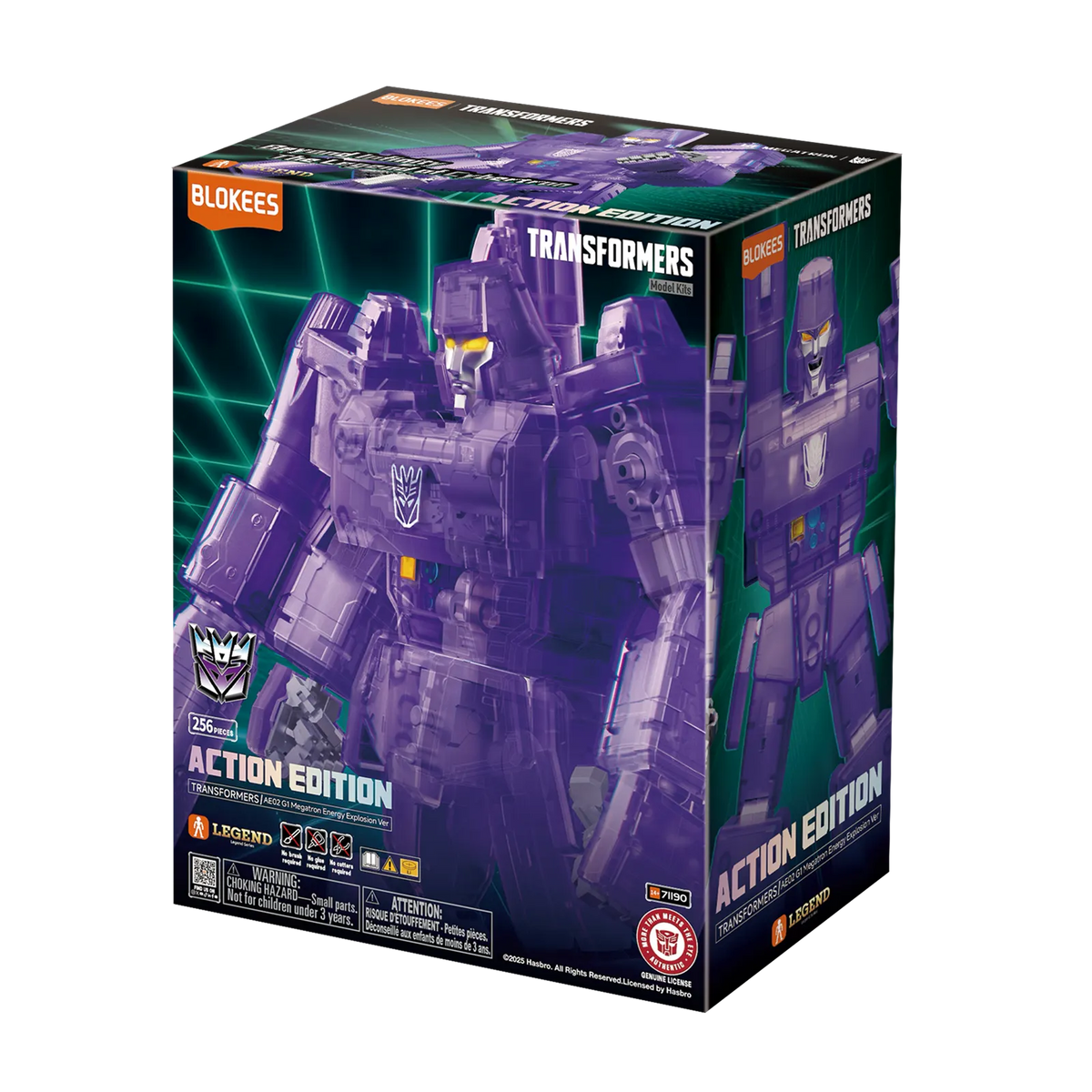 Blokees Transformers Action Edition 02 - G1 Megatron Energy Explosion Ver product image 5, provided for visual reference and