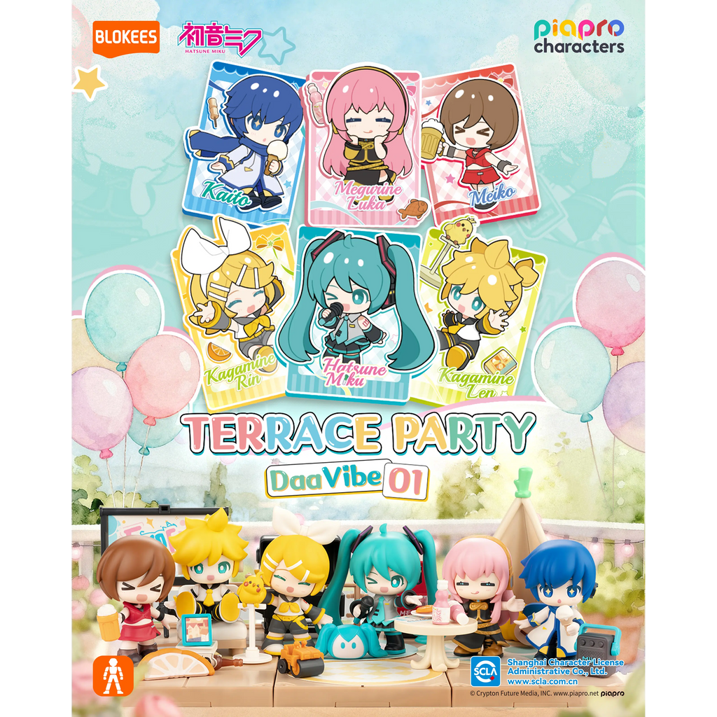 Blokees Hatsune Miku DaaVibe 01 Terrace Party product image 1, provided for visual reference and product detail review