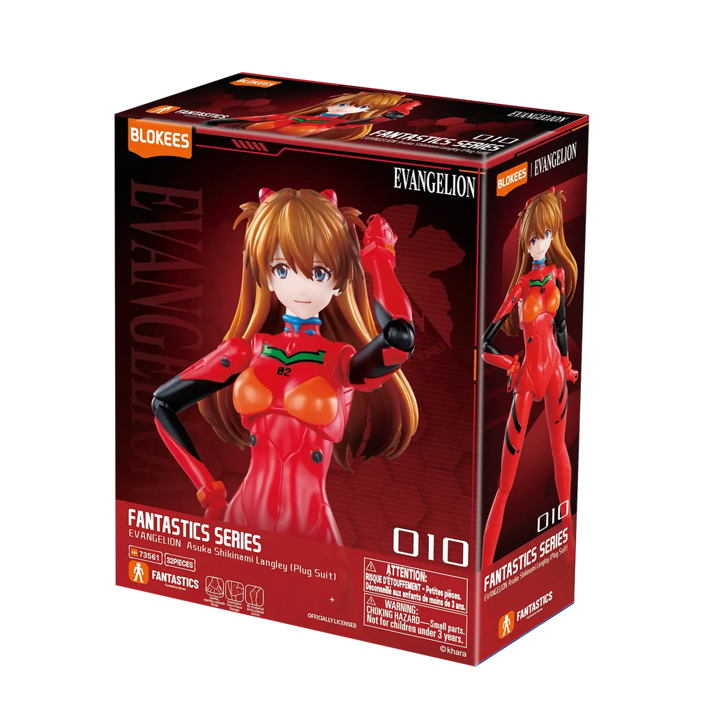 Blokees | Evangelion Fantastics Series - 03 Asuka Shikinami Langley product image 6, provided for visual reference and