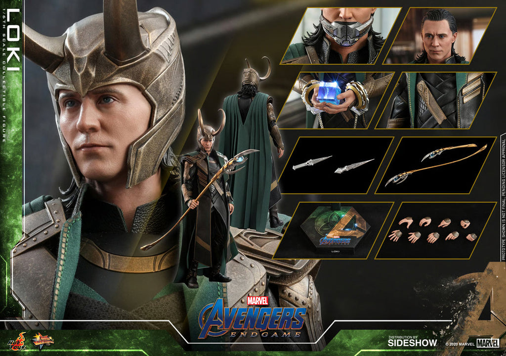 Hot Toys Loki 1/6 Scale Action Figure product image 12, provided for visual reference and product detail review