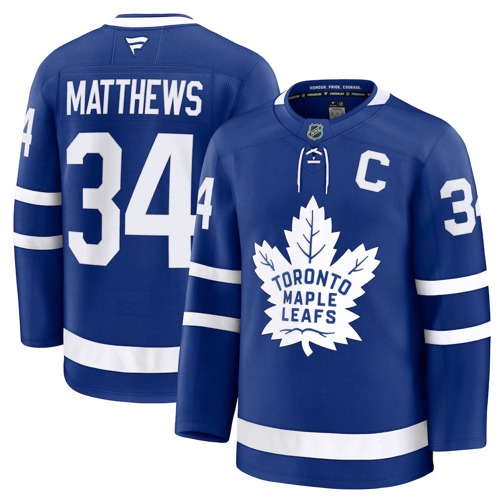 Auston Matthews Toronto Maple Leafs Captain Patch Home product image 1
