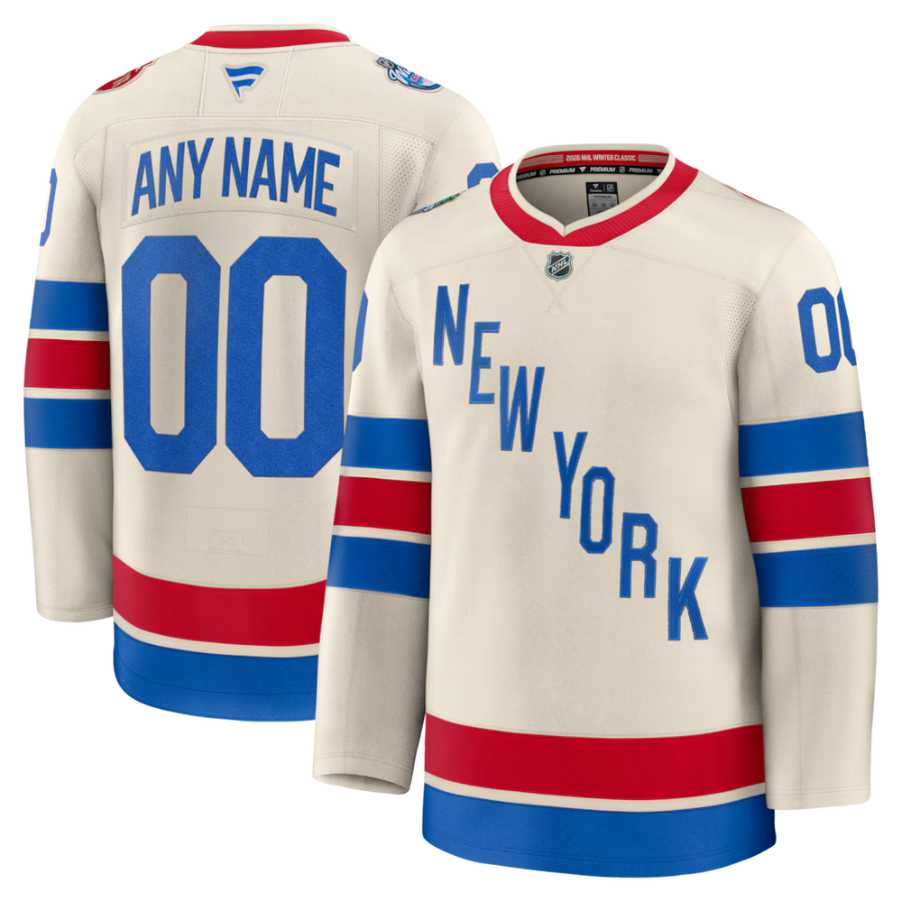 Custom New York Rangers 2026 NHL Winter Classic Premium