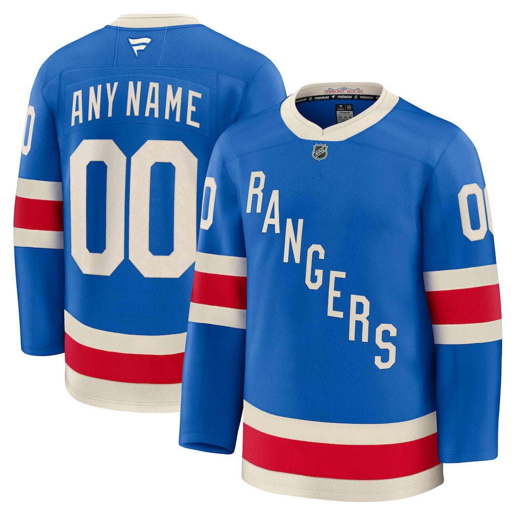 Custom New York Rangers Centennial Premium Jersey - Blue product image 1