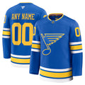 Custom St. Louis Blues Home Premium Player Jersey - Blue product image 1