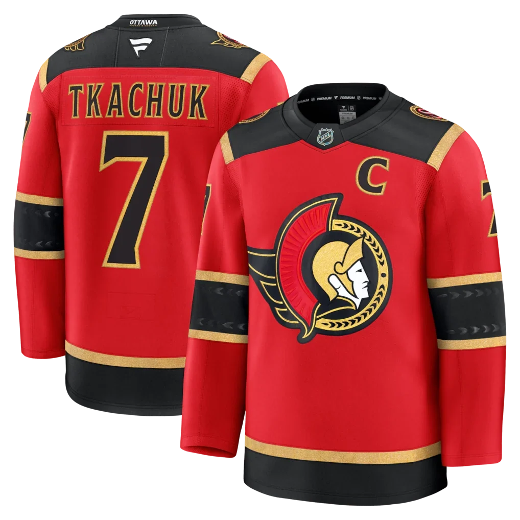 Brady Tkachuk Ottawa Senators Alternate Premium Jersey - Red product image 1