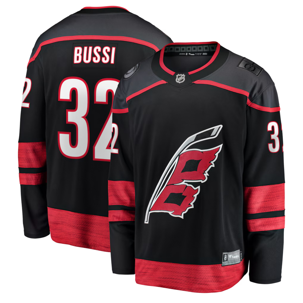 Brandon Bussi Carolina Hurricanes Home Premium Jersey