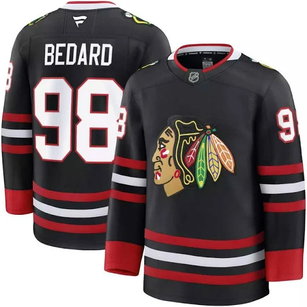 Connor Bedard Chicago Blackhawks Alternate Premium Jersey
