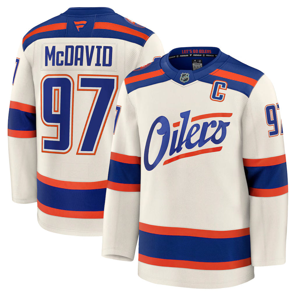 Connor McDavid Edmonton Oilers Alternate Premium Jersey
