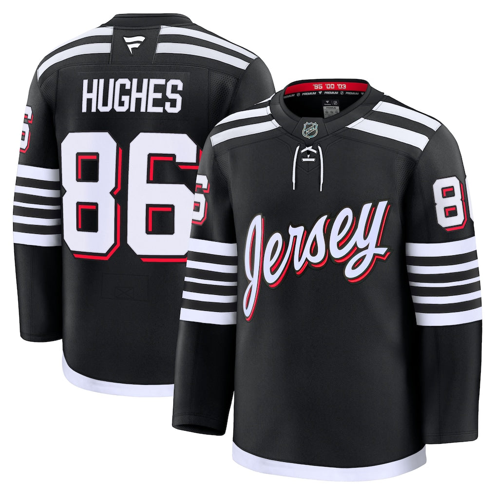 Jack Hughes New Jersey Devils Alternate Premium - Black product image 1