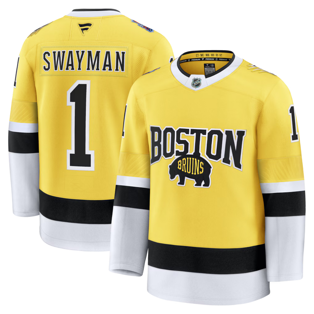 Jeremy Swayman Boston Bruins 2026 NHL Stadium Series Jersey
