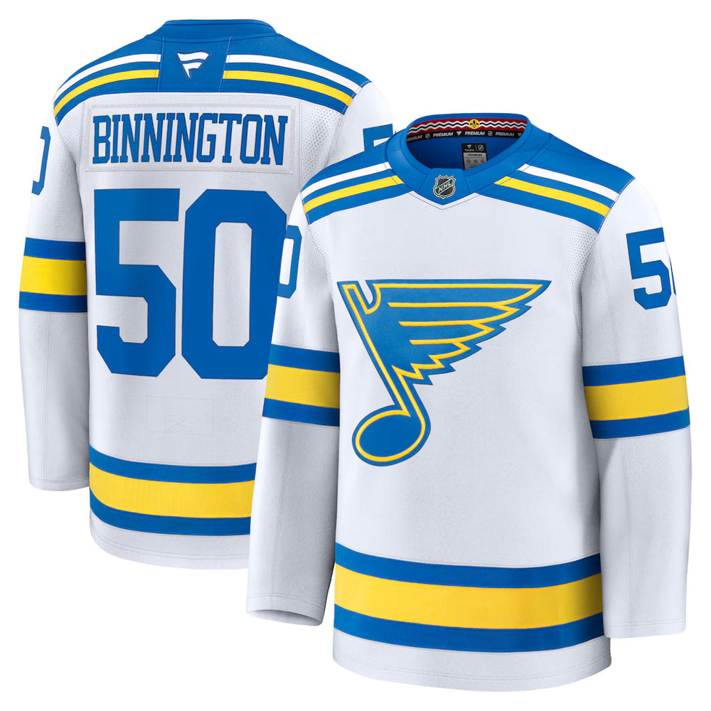 Jordan Binnington St. Louis Blues Away Premium Player