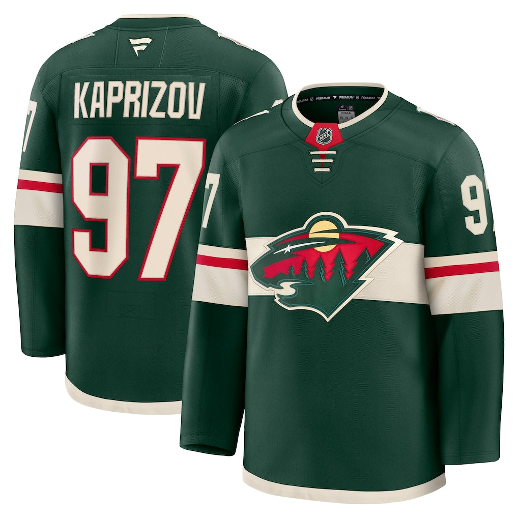 Kirill Kaprizov Minnesota Wild Home Premium Jersey - Green product image 1