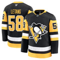 Kris Letang Pittsburgh Penguins Home Premium Jersey - Black product image 1