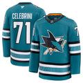 Macklin Celebrini San Jose Sharks Home Premium Jersey - Teal product image 1