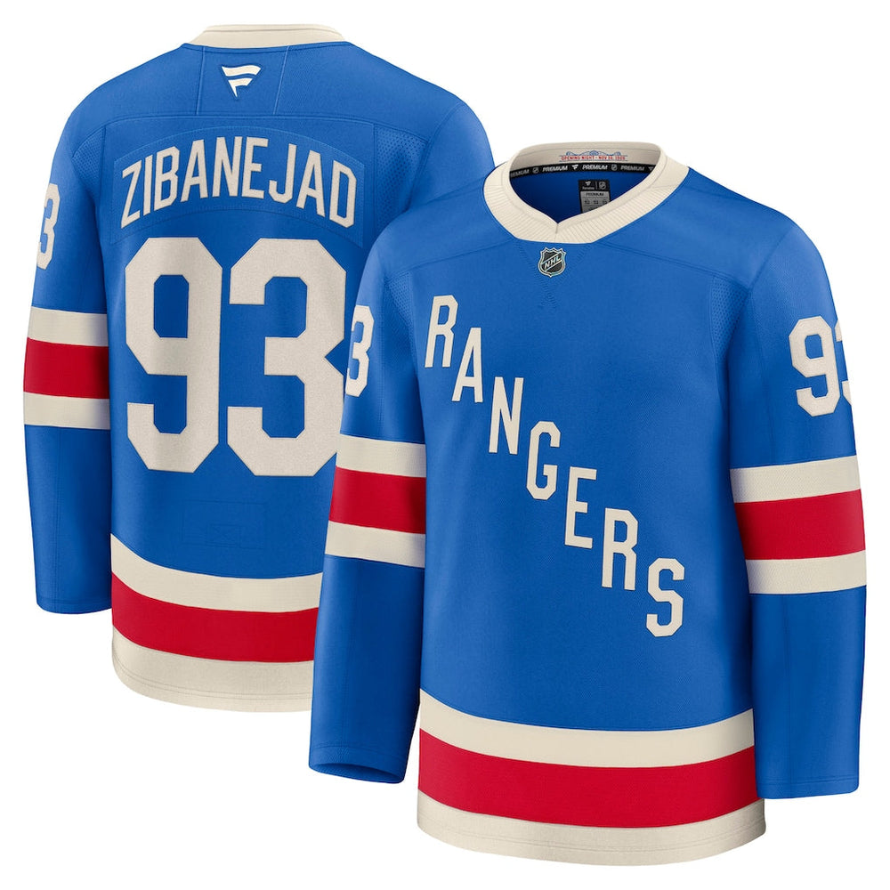 Mika Zibanejad New York Rangers Centennial Premium Jersey