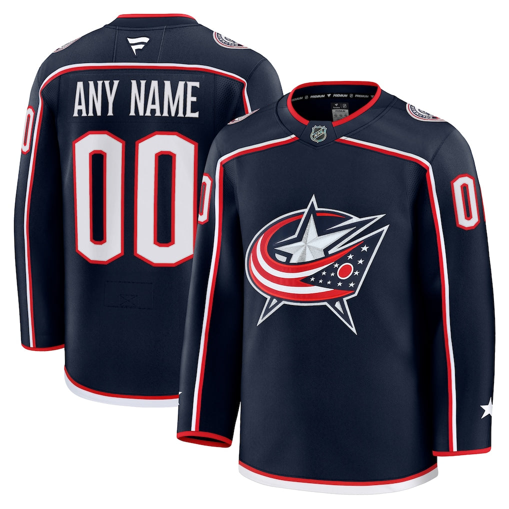 Custom Columbus Blue Jackets Home Premium Jersey - Navy product image 1
