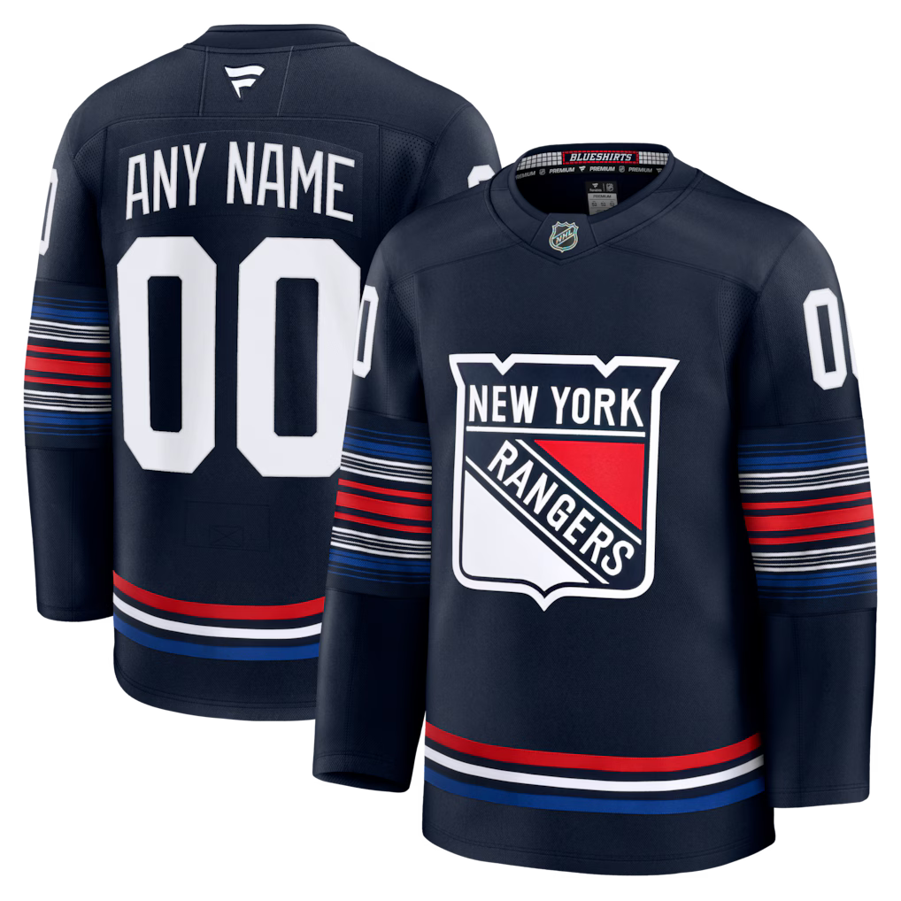 Custom New York Rangers Alternate Jersey - Navy product image 1