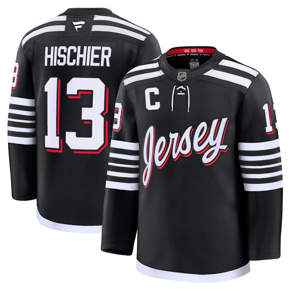Nico Hischier New Jersey Devils Alternate Premium - Black product image 1