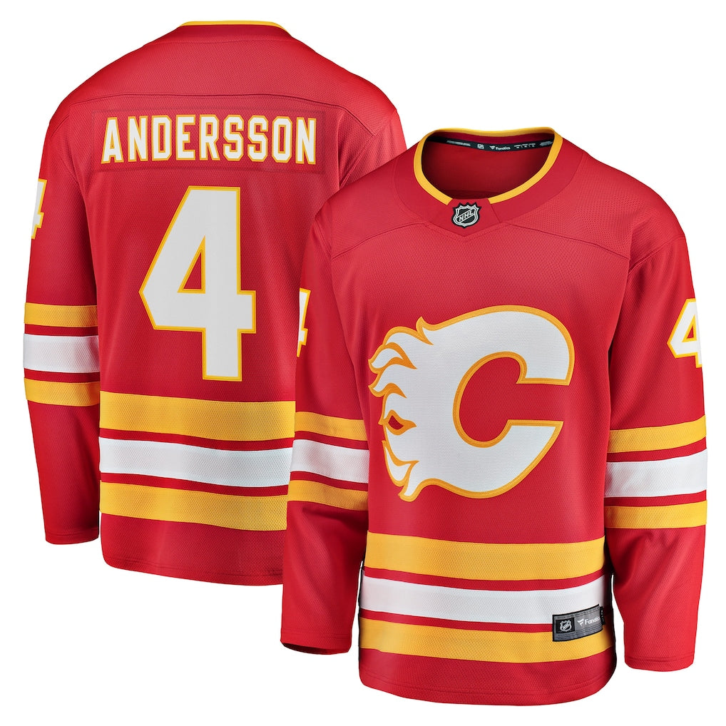 Rasmus Andersson Calgary Flames Home Player Jersey - Red product image 1