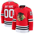 Custom Chicago Blackhawks Home Premium Jersey - Red product image 1