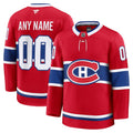 Custom Montreal Canadiens Home Premium Jersey - Red product image 1