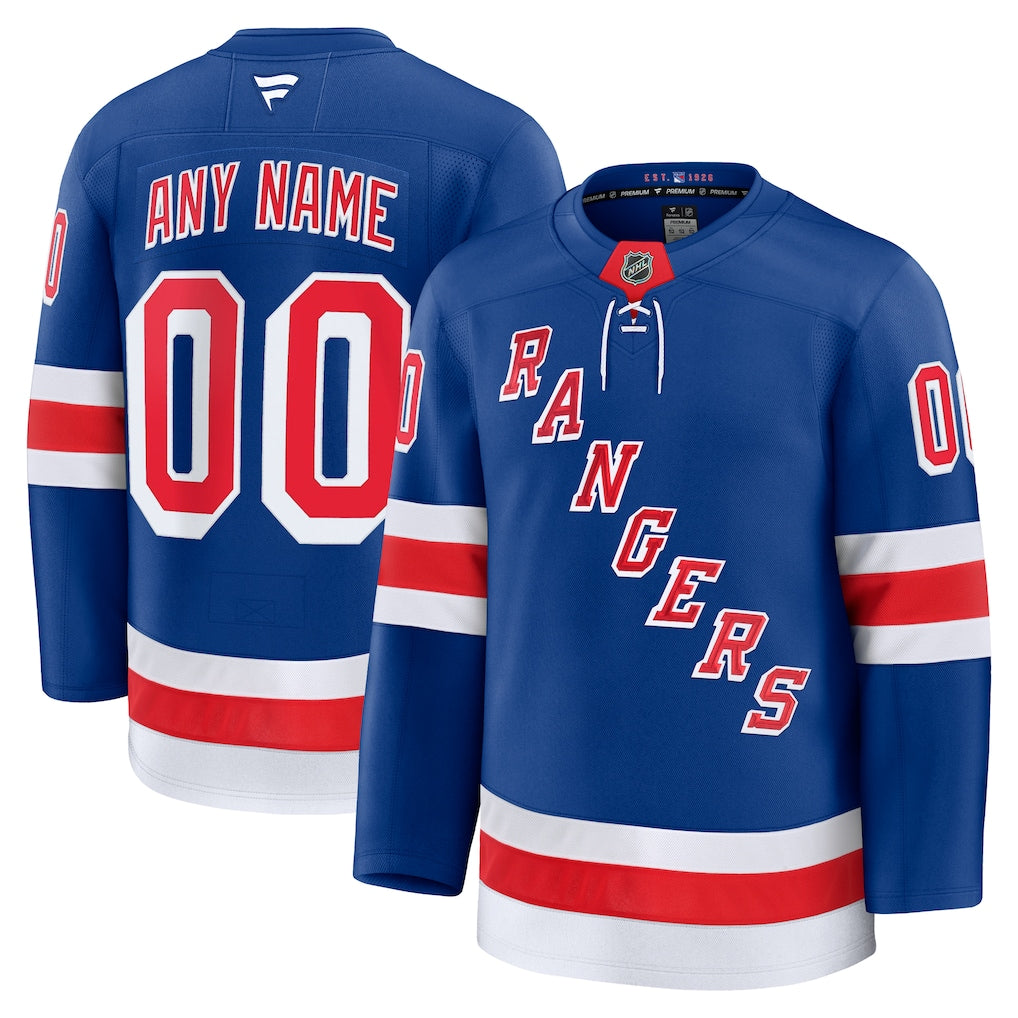 Custom New York Rangers Home Premium Jersey - Royal product image 1