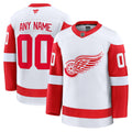 Custom Detroit Red Wings Away Premium Jersey - White product image 1