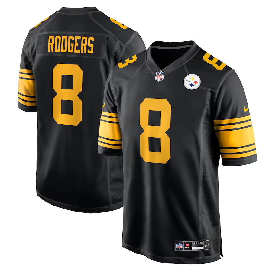 Aaron Rodgers Pittsburgh Steelers Alternate Jersey - Black product image 1